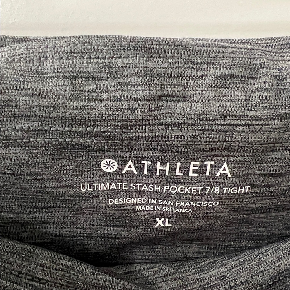 Athleta Charcoal 7/8 Tights - Picture 2 of 4